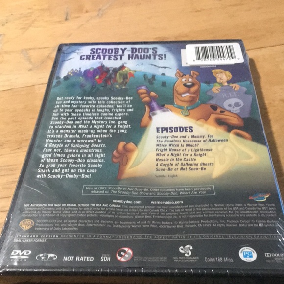 Scooby-Doo! Favorite Frights 8 episodes DVD new in package - Picture 2 of 2